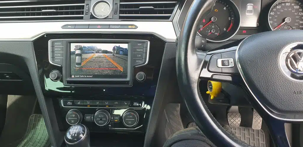 vw passat reverse camera