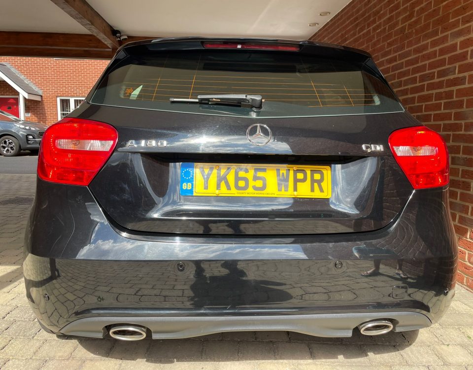 Mercedes A180 Parking Sensors installation 1 Mercedes A180 Parking Sensors installation