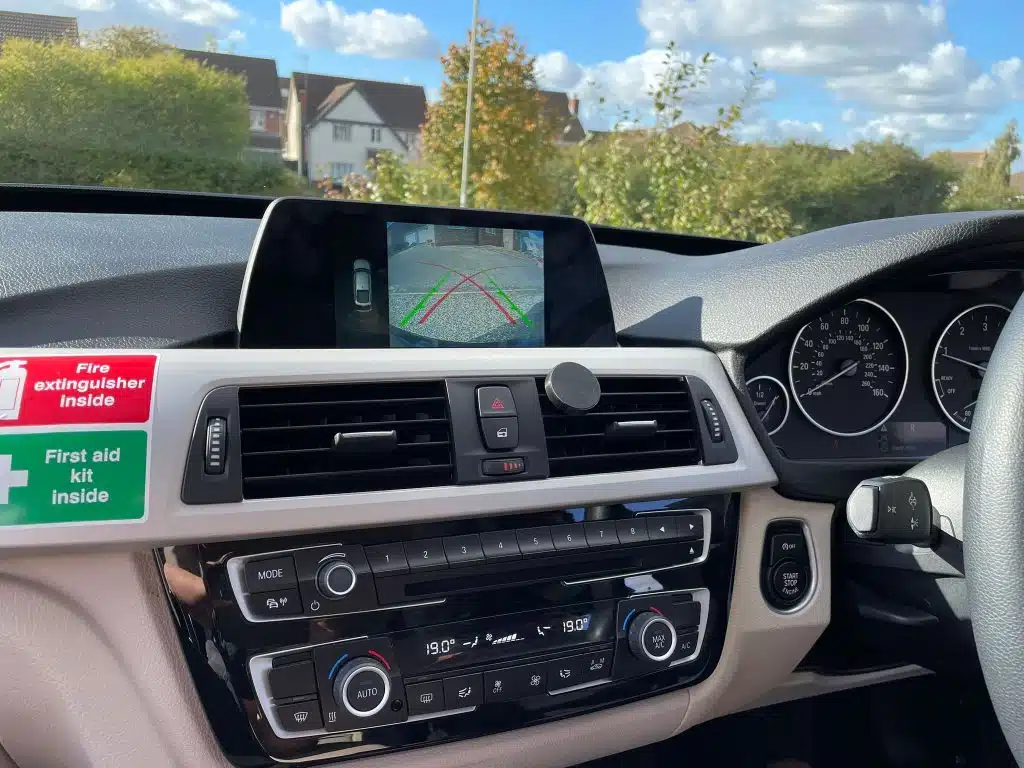 reverse camera installation