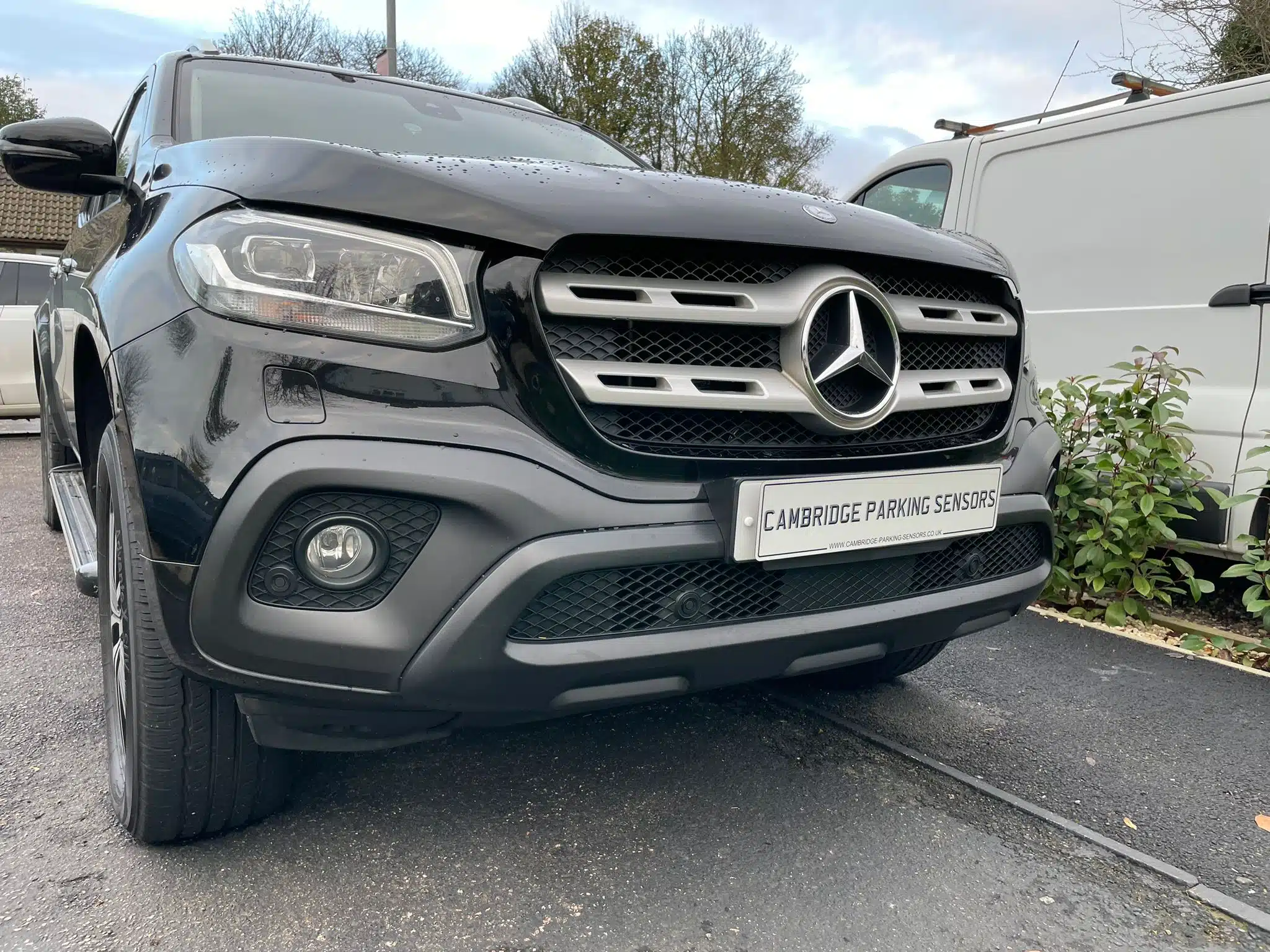 mercedes x250d parking sensors installation