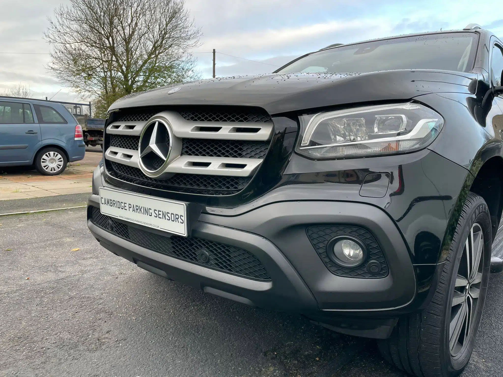 mercedes x250d parking sensors installation